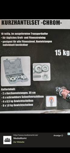 Kurzhantel set im koffer - im,