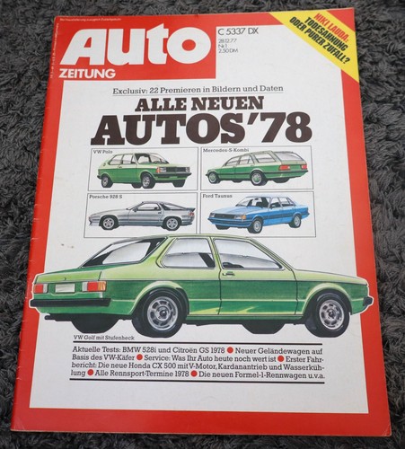 Auto zeitung 1977 bmw 528i - auto, 1/1977