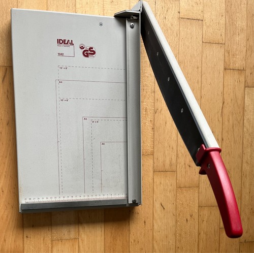 Papierschneidemaschine ideal - papierschneidemaschine,