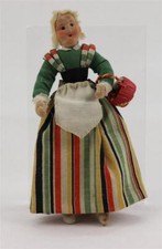 seltene antike Stoffpuppe