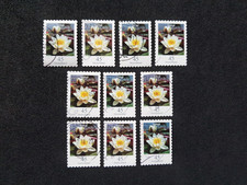 BRD Blumen 10 x Seerose 45 Cent , Mi-Nr 3376 sk