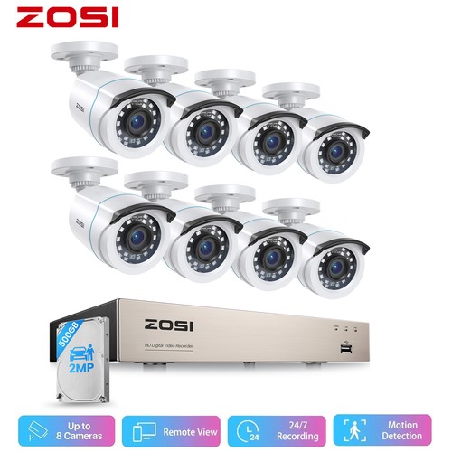 Zosi 8ch 1080p cctv - 1080p,