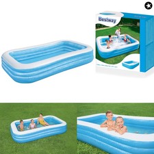 Bestway Family Pool 305 x 183 x 56 cm - Planschbecken Kinderpool Schwimmbecken