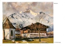 Kuenstlerkarte W. Hohenegg