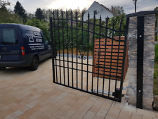 Hebetorbeschlag steigende Tore, Kugel-Scharnier, Torband, Torantrieb Hebetor