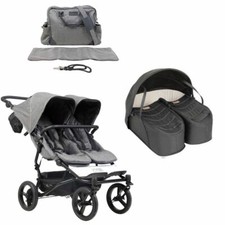 MB Duet V3.2 Luxury Doppelsitz-Buggy herringbone + Cocoon für Zwilling - NEU !!!