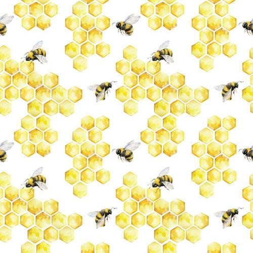 Servietten bienen honig - servietten,