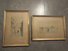 2er Set Venedig Bilder gerahmt