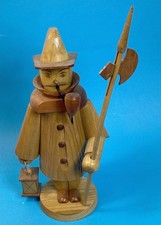 Grosse Holzfigur - Nachtwächter - Figur - Erzgebirge - 37 cm