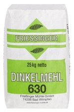 BIELMEIER Dinkelmehl T630 25kg
