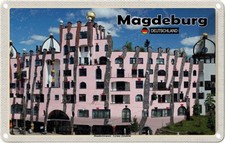Blechschild 20x30 cm Magdeburg