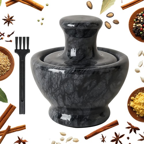 Mörser mit stößel marmor - mit,