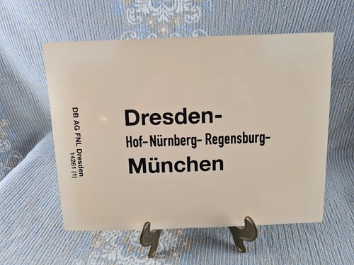 Zuglaufschild dresden hof - zuglaufschild:,