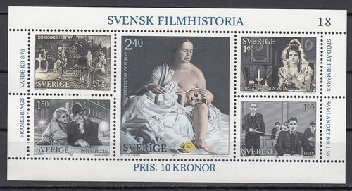 Schweden block postfrisch - 9,