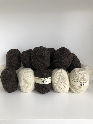 Natur creme braunjacob wolle - natur,