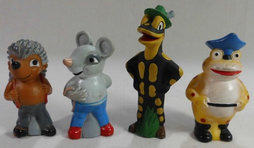 Vier alte figuren salamander - alte,