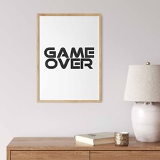 Poster Game Over Gaming