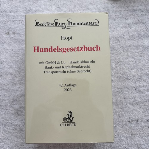 Hopt hgb kommentar - hopt,