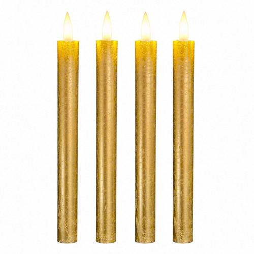 4er set stabkerzen echtwachs - stabkerzen,