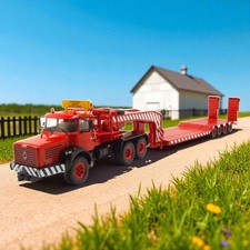 Berliet TB 015 M3 6x4 Schwertransporter 1960 rot Modellauto 1:43 ixo models