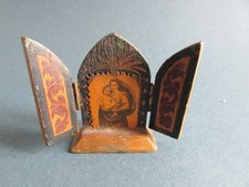 kleiner Hausaltar - Triptychon - für die antike Puppenstube