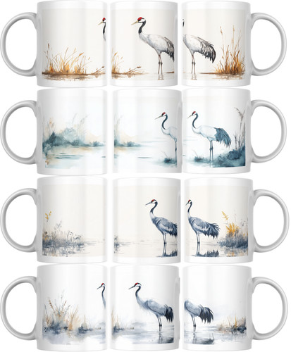 Aquarell vogel kranich natur - vogel,