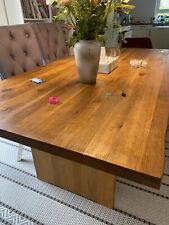 Solid Wood Dining Table with Matching Bench – Modern & Sturdy