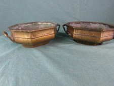  2 Stück Schale Antik Messing