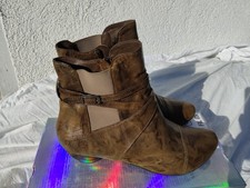 Think! Stiefeletten, Damenschuhe  Läufer Gr.39, braun, Leder 