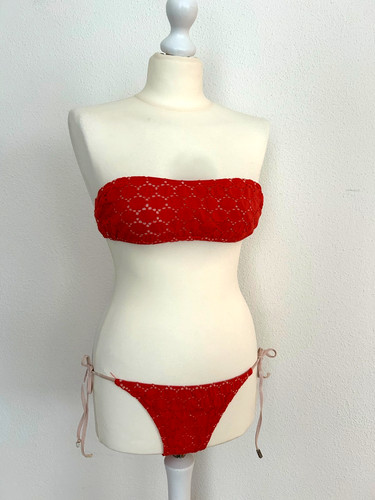 Roter vilebrequin damen bikini - roter,