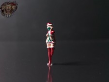 1/87 Sexy Santa Girl Christmas Weihnachten Frau X Mas Winter Diorama H0 HO