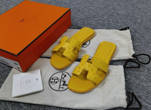 Hermès oran gelb leder damen - oran,