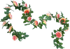 Kunstrosen Ranke Rosenblüten Girlande Künstliche Blumen Für Hochzeit Geburtstag 