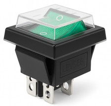 Wippschalter grün mit