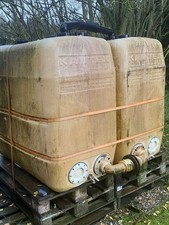 2x 1000L Regenwassertank