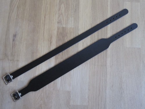 Halsband leder schlicht - halsband,