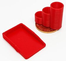 Puppenstube rot Kunststoff