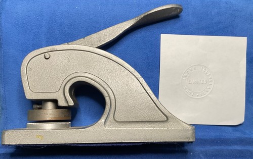 Vintage papier präger firma - vintage,