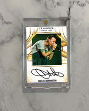Chester Bennington Linkin Park Trading Card Fanart Auto Signature Autograph 