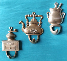 Messing Haken Landhaus Cottage Vintage der 1980er 80ies geputzt f Küchenhandtuch