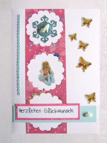 Karte princess cinderella - karte,