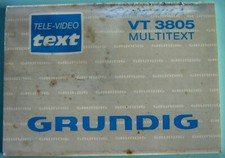 Vintage Bedienungsanleitung