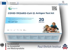 20x Corona Schnelltest Laientest Selbsttest TÜV Rheinland
