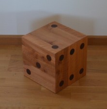 Würfel Kubus Block Massivholz