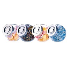 Alpina glass jars with - glass,