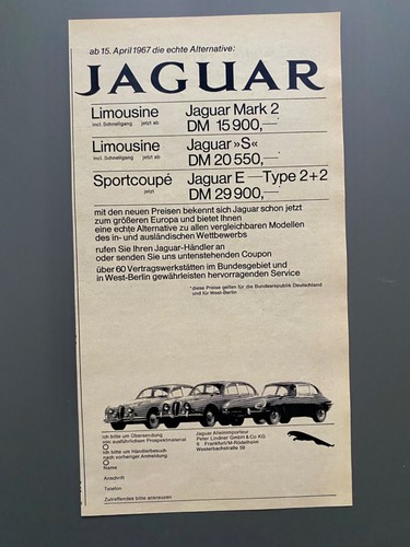Jaguar type mark - 2+2,