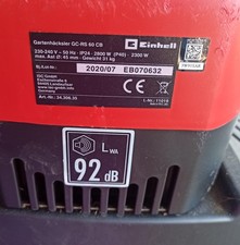 Einhell Häcksler GC-RS 60 CB Platte defekt Walzenhäcksler
