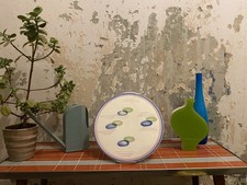 Tortenplatte Art Deco Spritzdekor Bauhaus Annaburg Selten Antik 31 cm