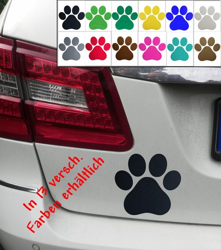Autoaufkleber hundepfote - autoaufkleber, 1