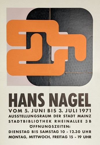 Hans nagel plakat siebdruck - hans, nagel,